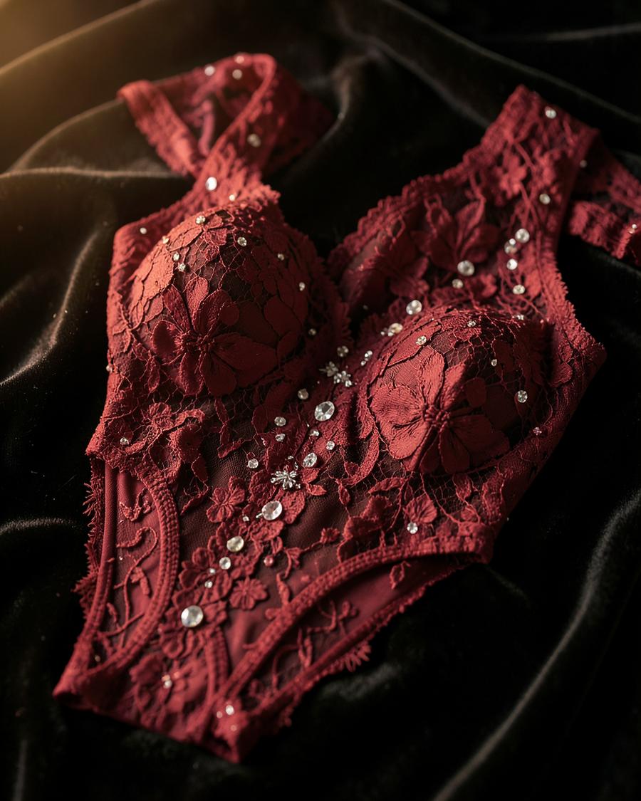 Désir Lace Body — Rouge