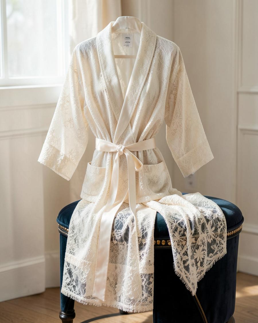 Neige Lace Kimono